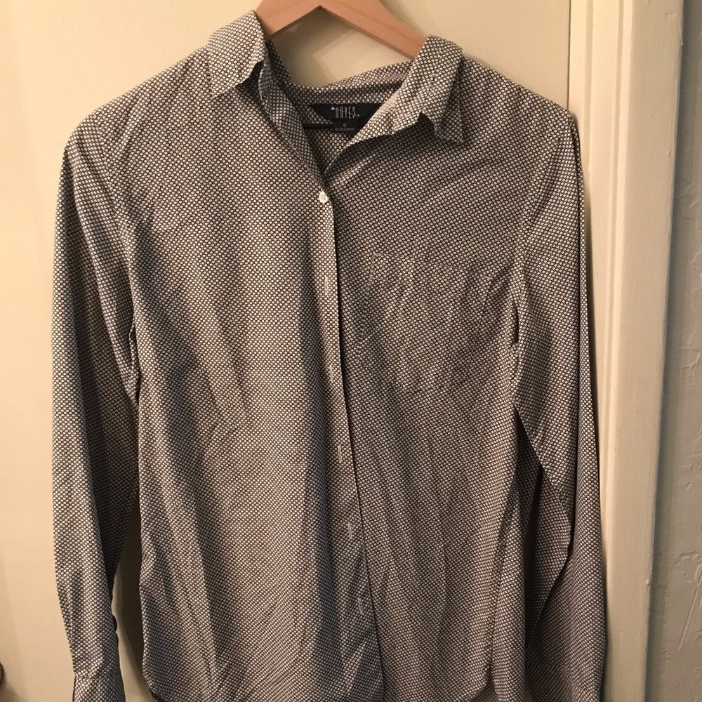 Spotted work blouse